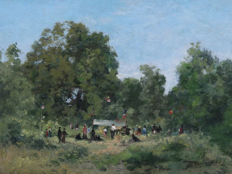 1823-Charles Hippolyte Desmarquais - La fiera di paese